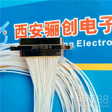 【驪創一級代理精品矩形連接器j30j-51zk-a(9.6)航空插座51芯接插件】-